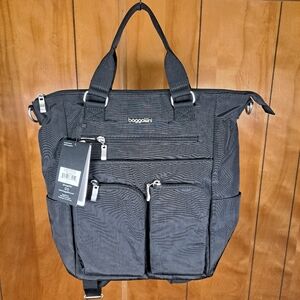 Baggallini Black Backpack Bag